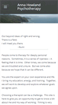 Mobile Screenshot of annahowlandpsychotherapy.com