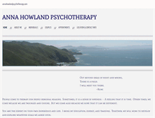 Tablet Screenshot of annahowlandpsychotherapy.com